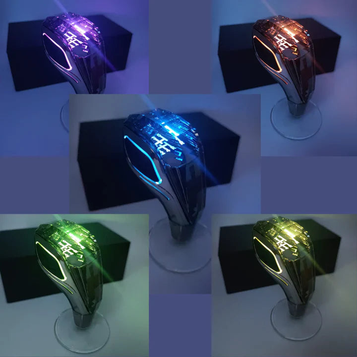 PERILLA DE CRISTAL CON ILUMINACIÓN LED COMPATIBLE CON ROSCA DE 8, 10 Y 12MM
